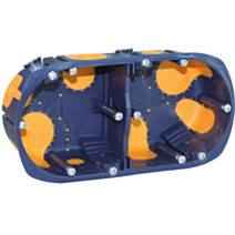 Boîte d'encastrement pour cloison Airmetic Double 71xp.40mm 