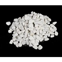 Galet marbre 15/25 blanc