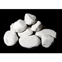 Galet marbre 40/60 blanc