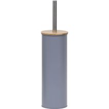 Brosse WC métal bambou/gris - TENDANCE