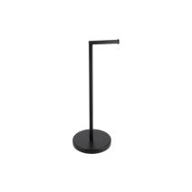 Réserve et derouleur papier WC métal/noir - TENDANCE