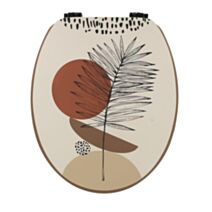 Abattant WC 18" MDF couvercle design imprimé Reconnect - TENDANCE