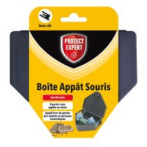 Boîte appât souris avec clé de fermeture 1 Boîte + 1 clé - PROTECT EXPERT 
