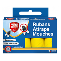 4 Rubans Anti-mouches - PROTECT EXPERT