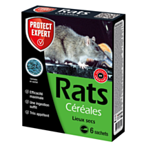 Traitement anti-nuisible céréales rats 150gr - PROTECT EXPERT