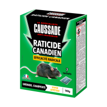 7 Sachets raticide canadien 140g - CAUSSADE