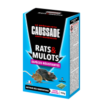Traitement anti-nuisible grains rats&mulots 150gr - CAUSSADE