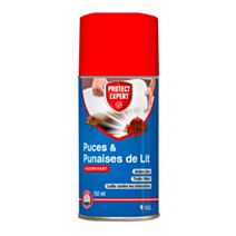 Aérosol foudroyant anti-puces et punaises de lit - PROTECT EXPERT