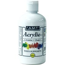 Peinture acrylique éducative 500 mL blanc - FEVICRYL
