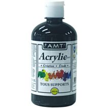 Peinture acrylique éducative 500 mL noir - FEVICRYL