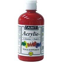 Peinture acrylique éducative 500 mL rouge - FEVICRYL