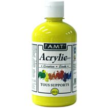 Peinture acrylique éducative 500 mL jaune - FEVICRYL