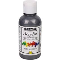 Peinture acrylique éducative 200 mL étain métallisé - FEVICRYL