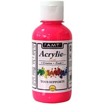 Peinture acrylique éducative 200 mL fluo rose - FEVICRYL