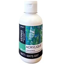 Vernis de finition acrylique 200 mL mat - AMT