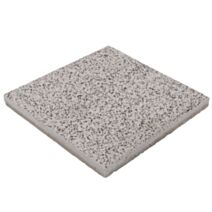 Dalle Béton Gravillonnée 40x40x3,7cm Noir Fond Blanc