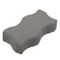 Pavé autobloquant S 12,5x24,5x5cm Gris
