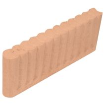 Bordure de jardin rondin Béton 20x50x6,5cm Sable
