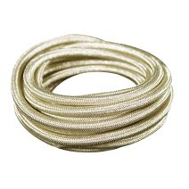 Câble électrique textile doré - L.3M