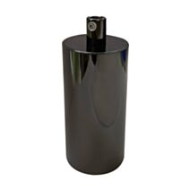 Douille E27 en métal noir chromé