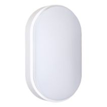 Plafonnier rond Mira blanc IP65 16W + détecteur de mouvement Ø265xH.45mm 