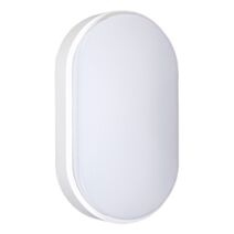 Plafonnier rond Mira blanc IP65 16W + détecteur de mouvement Ø265xH.45mm