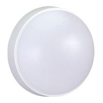 Plafonnier blanc Merez IP54 24W 24W couleurs réglables Ø280xH.53mm 