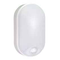 Hublot ovale Aludra blanc IP54 12W couleurs réglables L.120x210mm 