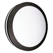 Hublot ovale Aludra blanc IP54 LED 12W + détecteur couleurs réglables L.120x210mm