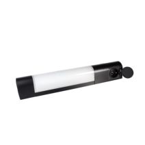 Applique LED Belna noir 7W 5000Lm S19 IP21 avec prise 