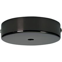 Pavillon cache-fils cylindrique métal noir perle Ø100mm - TIBELEC