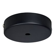 Pavillon cache-fils cylindrique métal noir Ø100mm - TIBELEC