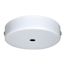 Pavillon cache-fils cylindrique métal blanc Ø100mm - TIBELEC