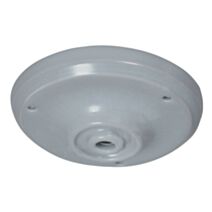 Pavillon cache-fils céramique gris Ø105mm - TIBELEC