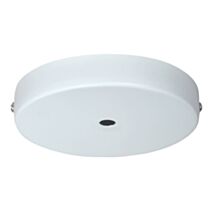 Pavillon cache-fils cylindrique métal blanc Ø120mm - TIBELEC