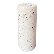 Douille avec cache E27 effet terrazzo blanc - TIBELEC