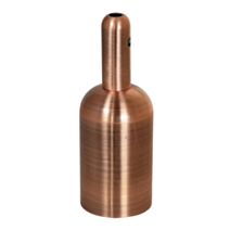 Douille avec cache E27 or rose - TIBELEC