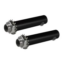 2 serre-câbles métal noir - TIBELEC