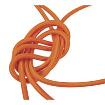 Câble électrique rond tissu orange 3m - TIBELEC