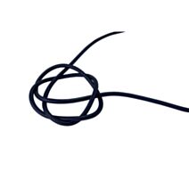 Câble électrique rond tissu bleu marine 3m - TIBELEC