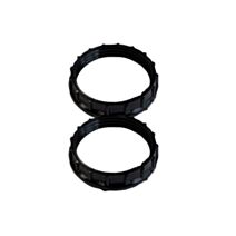 Bague de fixation abat-jour 48mm noir x2 pour douille E27 - TIBELEC