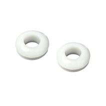 Passe-fils plastique Ø13mm blanc x2 - TIBELEC
