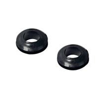 Passe-fils plastique Ø13mm noir x2 - TIBELEC
