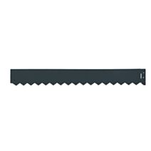 Kit 3 bordures métal galvanisé 99x12cm gris anthracite