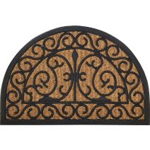 Tapis grattant cuba demi-lune volutes 40x60cm