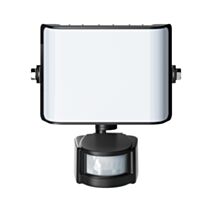 Projecteur solaire 4000K 900lm détecteur IP44 noir - XXCELL