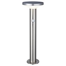 Borne solaire Spheria 3000K 600lm détecteur acier - XXCELL