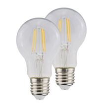 Ampoule a60 fil E27 clair 7W 4000k 806LM bt2