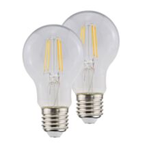 Ampoule a60 fil E27 clair 7W 2700k 806LM bt2