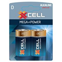 Blister de 2 piles 1.5V LR20 XXCELL
